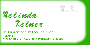 melinda kelner business card